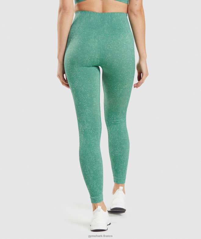 Gymshark adapter les leggings sans couture mouchetés minéral | vert alpin femmes 6HF28322